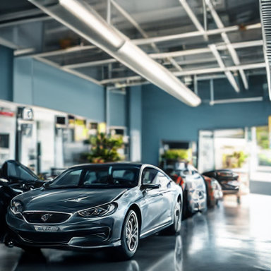 Kennedy's Automotive Center technician performing professional vehicle maintenance and oil change services in Santa Barbara